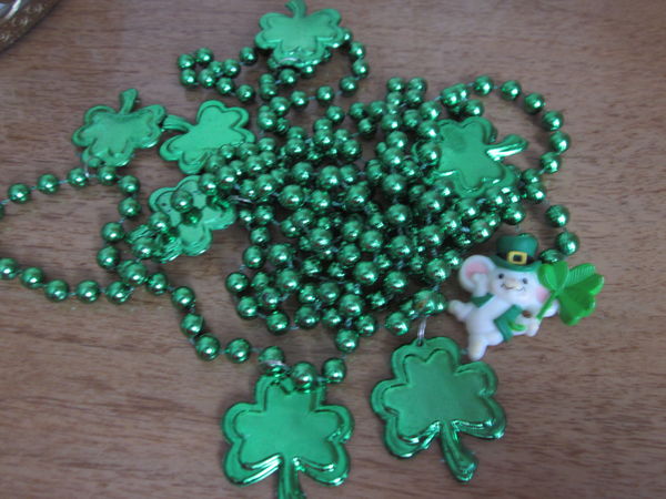 Some beads & Shamrocks for St. Pat's Day...