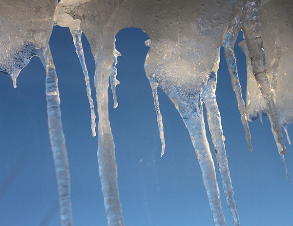 Common icicle formations...