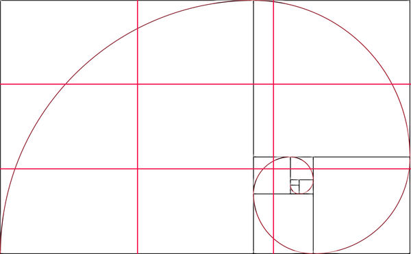 Треть сечения. Правило золотого сечения Фибоначчи. Сетка золотого сечения. Золотое сечение схема. Правило золотого сечения спираль.