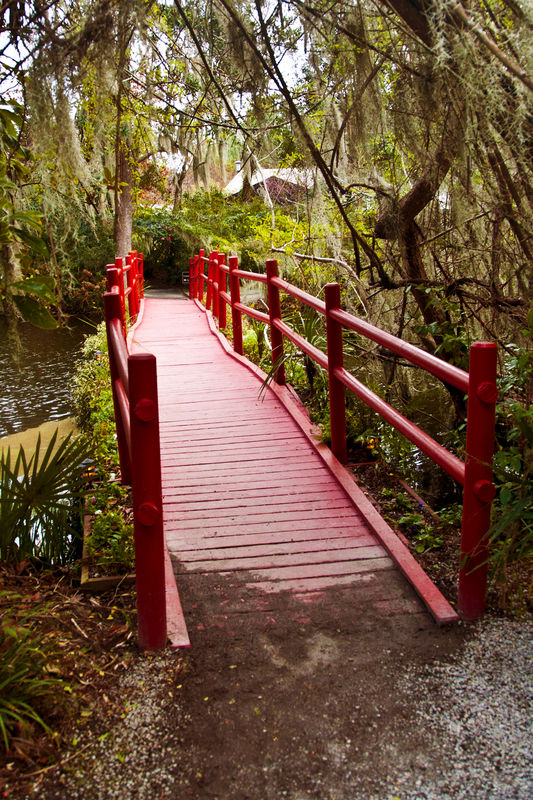 Red Bridge, Magnolia Plantation, SC...