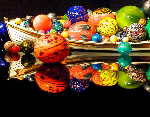 Collection of glass balls at Seattle's Chihuly Gla...