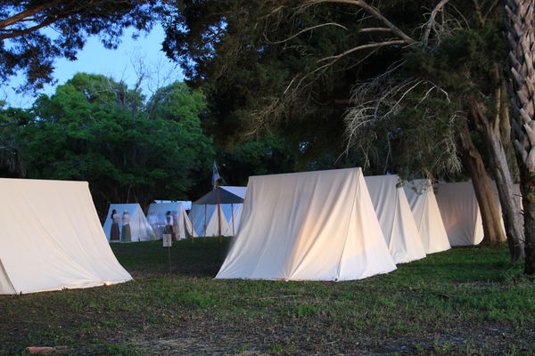 some of our encampment at daybreak...