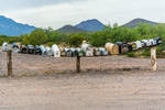 Row of mailboxes in Southern Arizona...