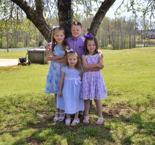 Easter Sunday - the four youngest of six. Growing ...