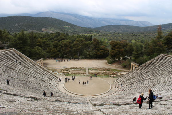 The Amphitheater at Epidavros...