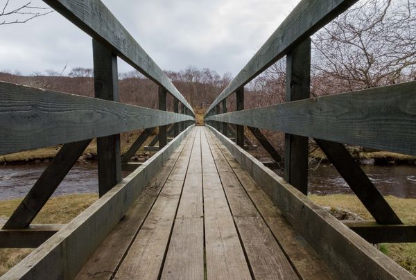 A footbridge....