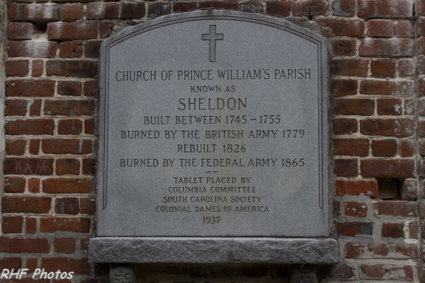 Old Sheldon Church Ruins near Beaufort, SC...