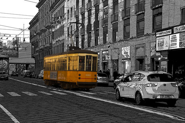 Trolley in Milan, Italy...