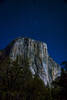 This is El Capitan in Yosemite NP. Several bright ...