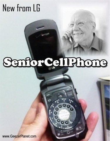 A Senior's Cell Phone...