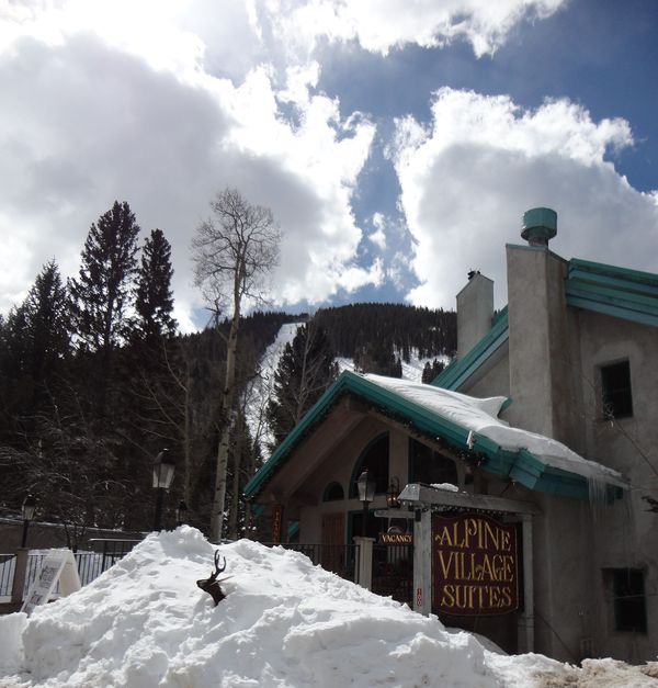 We made it to Taos Ski Valley!! This was in March ...