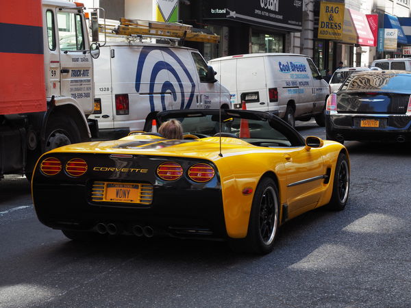 Corvette in Midtown Manhattan...