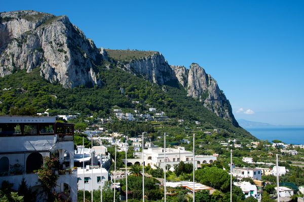 Homes around Capri - Anacapri is on top of the lim...