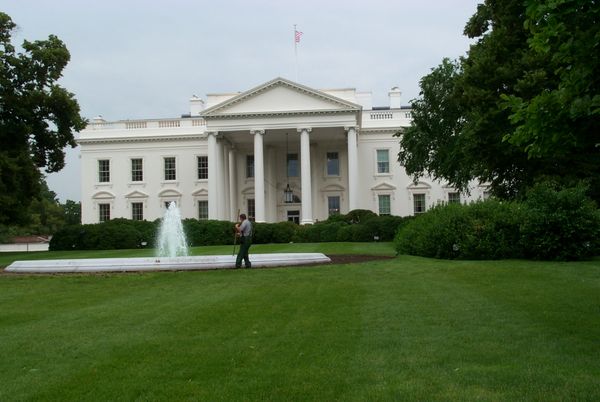 Just a big white house...