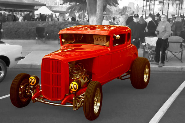 Hot rod at auto show at The Villages, FL...