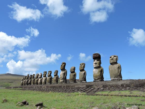 Moai at Ahu Tangariki...