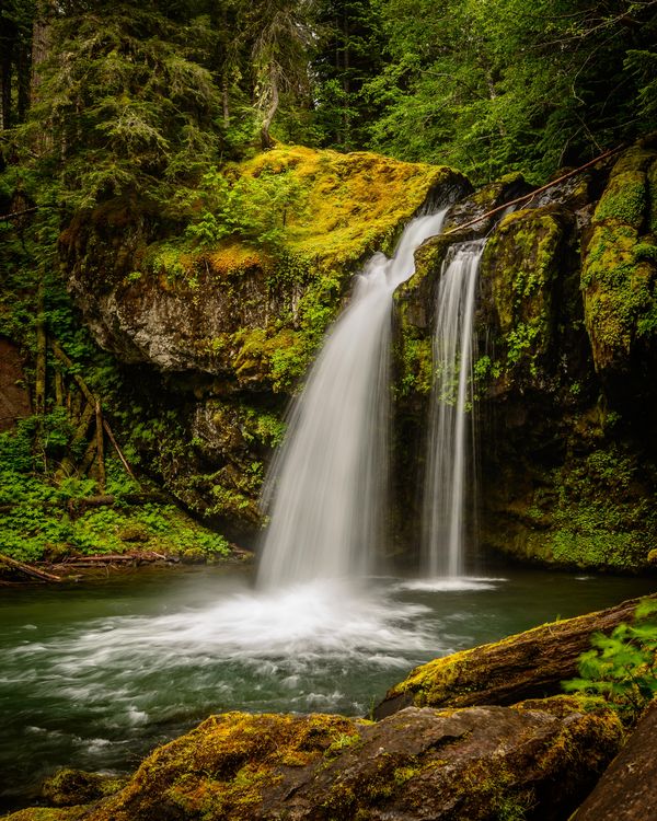 Iron Creek Falls (near Mt. St. Helens)...