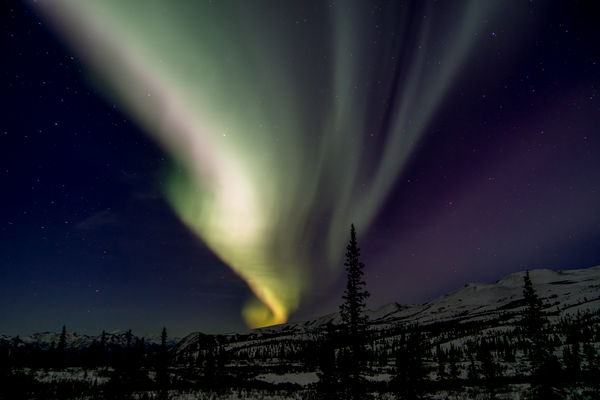 Alaska light show....