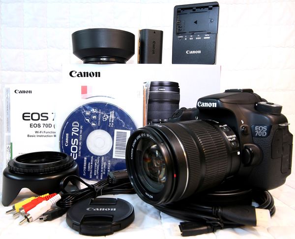 Canon 70D with everything...