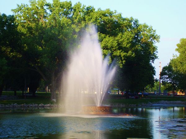 Fountain at TaHaZooka Park...