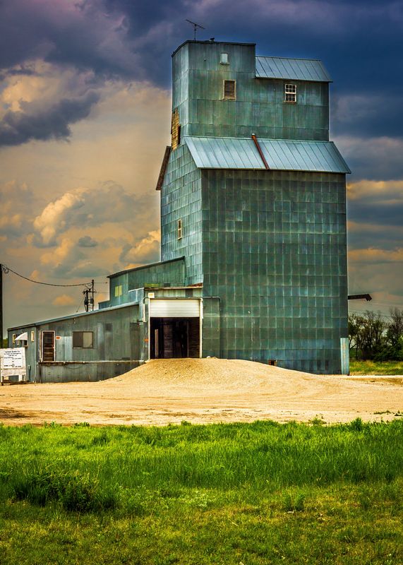 Grain Elevator, Grand Rapids, North Dakota...