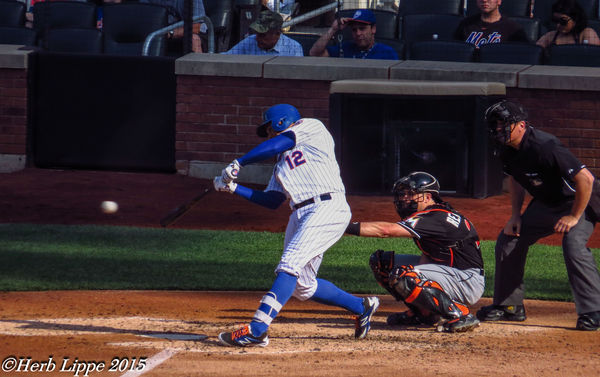 Lagares gets a hit...