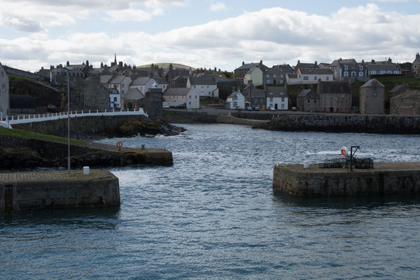 Portsoy harbour on a fine day....