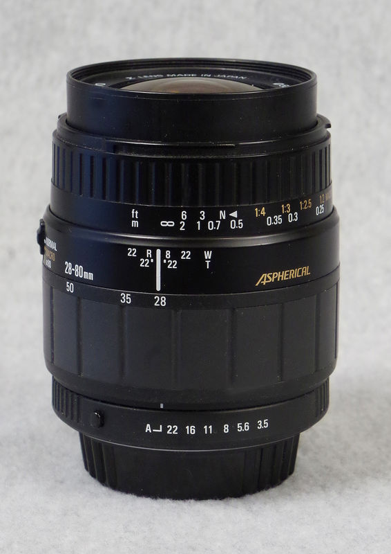 This lens has a 1:2 macro capability....