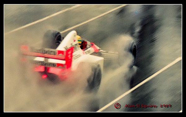 Ayrton Senna "Bearing Down On Him Like Jaws"....