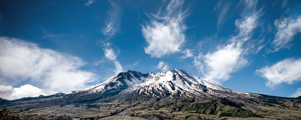 Wind clouds over Mt Saint Helens...