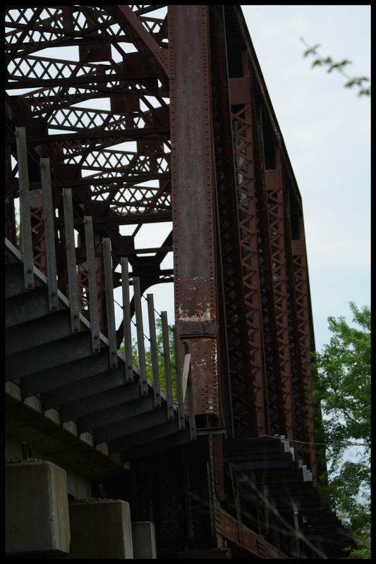 Old train bridge for Larry & RR. Lots of geometry ...