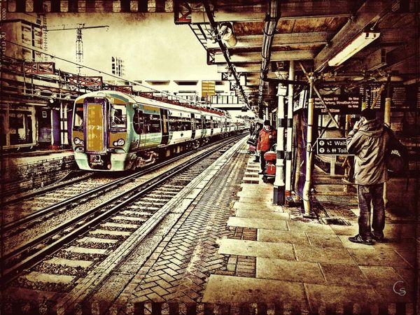 East Croydon rail station...