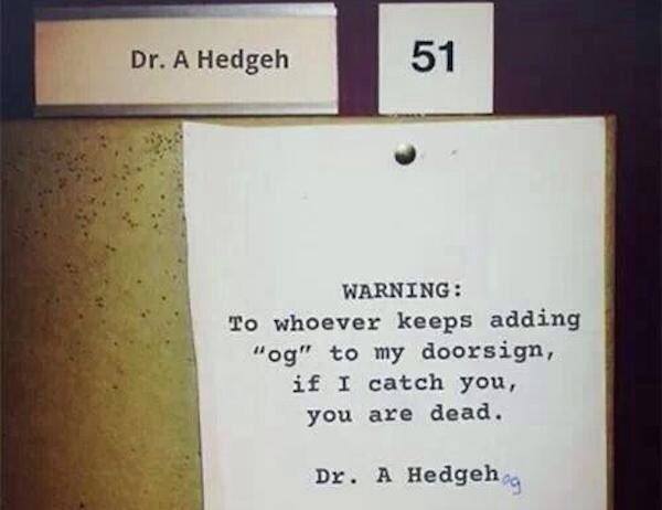 An Uglier Hedgehog?...