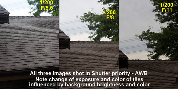 Note change of roof brightness...