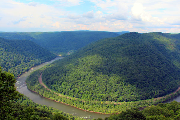 Grandview State Park Overlook into the New River G...