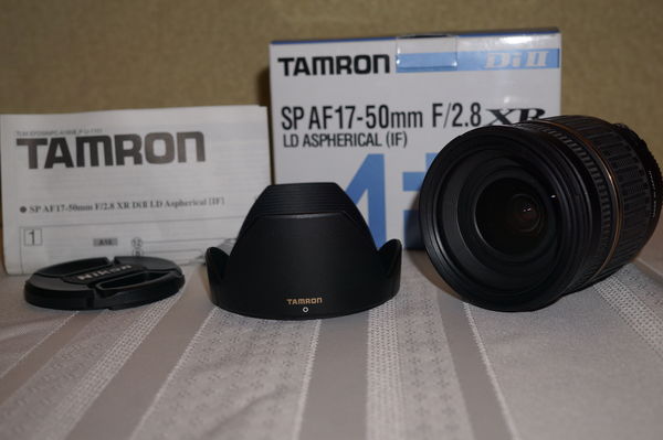 Tamron AF17-50mm F2.8 lens...