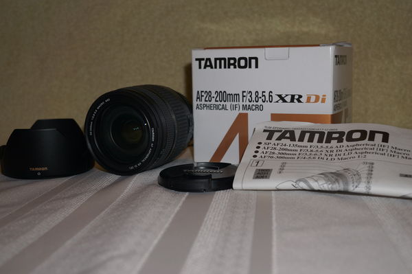 Tamron AF28-200mm Di F/3.8-5.6 lens...