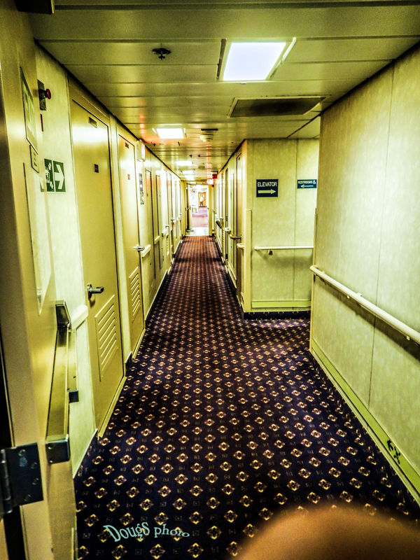 Hall in the passenger quarters....