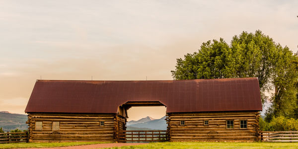 One of the ranch buildings...
