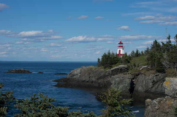 Head Light at the end of Campobello Island, New Br...