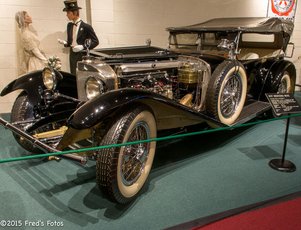 1927 Mercedes-Benz (Could do 110 mph)...