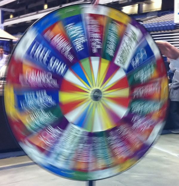 or just spin the wheel of misfortune...