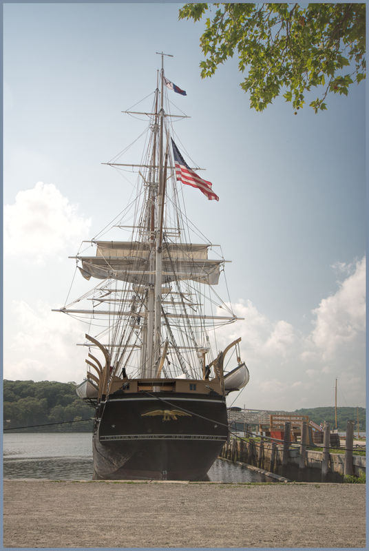 The Charles W. Morgan Whaling Ship from early 1800...