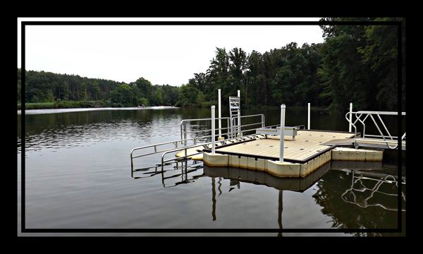 New dock makes entering and exiting the water very...