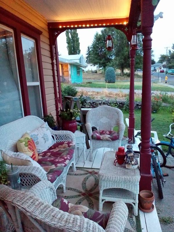 Hanging out on the porch...