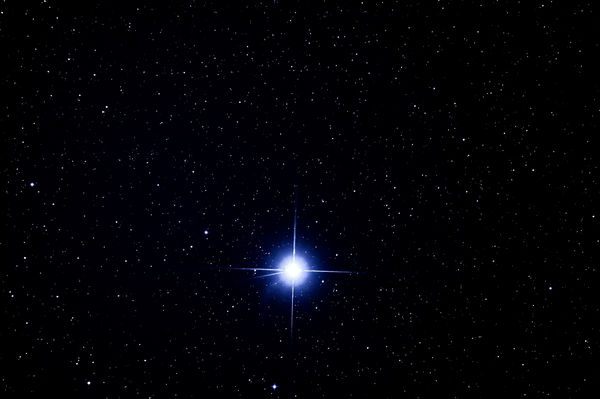 Vega, sample with really bright star...