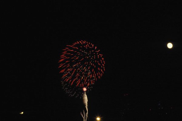 Fireworks over Indianapolis...