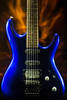 Hot Blue Guitar - 115-second exposure...