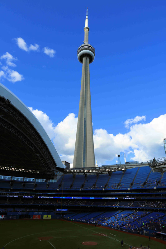 CN Tower from Rogers Center...