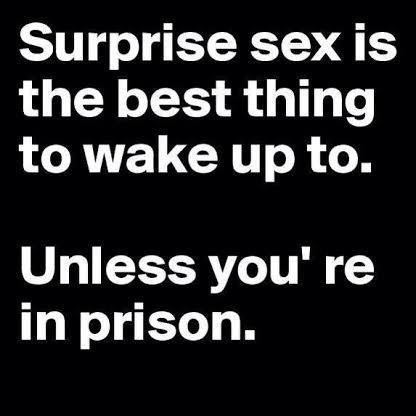 Morning sex....